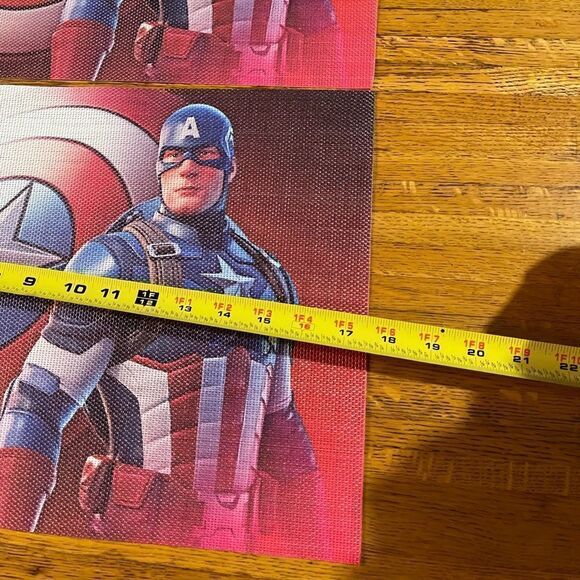 Captain America Placemats set of 6 NWT - Picture 4 of 5